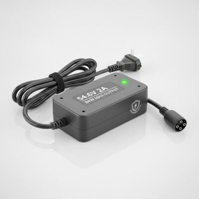 54.6V 2A Φορτιστής Μπαταρίας Ebike με Μέγιστη Ισχύ Εξόδου 84W και Προστασία Υπερφόρτισης για Ηλεκτρικά Ποδήλατα και Μοτοσικλέτες
